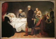 Leben von George Washington - Sterbebett
