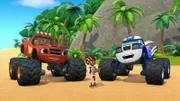 L-r: Blaze, AJ und Darington