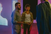 Oskar (Edin Hasanovic), Helene (Mala Emde).
