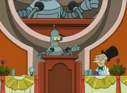 Bender (l.); Professor Farnsworth (r.)