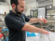 Keeper Mike with Bugs