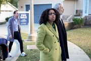 Pictured (L-R): Sean Murray as Special Agent Timothy McGee, Diona Reasonover as Forensic Scientist Kasie Hines, and Gary Cole as FBI Special Agent Alden Parker