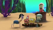 L-R: Preda Tory, Patrick, SpongeBob, Squidward, Mr. Krabs