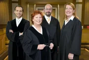 v.l.n.r. Bernd Römer, Barbara Salesch, Uwe Krechel, Ulrike Tasic