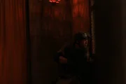 US Ranger in hideout on the streets of Mogadishu, evening of October 3rd waiting for the rescue team.