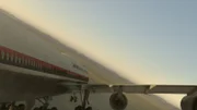 JAL 123 barely in control as it flys towards the land