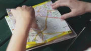 "Das war dann mal weg - Auf Achse": ein Stadtplan zum Falten.