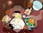 v.li.: Irma Gobb, Mr. Bean, Mr. Pod