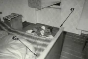 In diesem Schlafzimmer wurde die junge Frau ermordet.