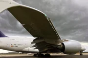 A380 auf dem Frankfurter Flughafen.