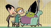 v.li.: Mr. Bean, Irma Gobb, Mrs. Wicket