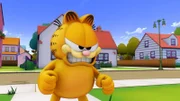 Garfield ist wütend, weil Kater Harry ihn und Odie aus Jons Haus vertrieben hat.