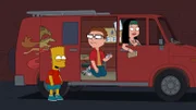 L-R: Bart Simpson, Steve, Hayley