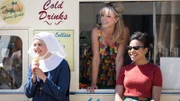 L-R: Sister Frances (Ella Bruccoleri), Trixie Franklin (Helen George) und Lucille Anderson (Leonie Elliott)