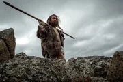 Neanderthal with spear