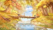 Der kleine Hase und seine Freunde sind auf der Suche nach einem ganz besonderen Herbstblatt.