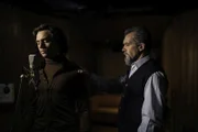 L-R:  Amos (Toby Sebastian) and Maestro (Antonio Banderas)