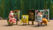 L-R: Patrick, SpongeBob, Sandy