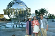 Nico (Remo Schulze, r.) möchte Stuntman werden. Sabine (Lena Stolze, l.) hofft, dass sie ihm mit Hilfe von Carina (Annika Schrumpf, M.) diesen kostspieligen und nicht ganz ungefährlichen Beruf ausreden kann.