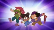 v.li.: Pullstring, Ask-A-Gator, Buttons, P.B., Jey