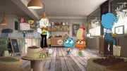 v.li.: Larry, Mr. Small, Gumball, Darwin