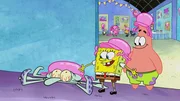L-R: Squidward, SpongeBob, Patrick