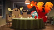 v.li.: Fitzgerald family, Gumball, Penny