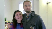 Dan Chiklas and Melissa Foster in their house.