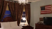 A room in The Abacrombie Inn after renovation, as seen on Travel Channel's Hotel Impossible.