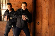 Pictured (L-R): Wilmer Valderrama as Nicholas "Nick" Torres and Katrina Law as Jessica Knight