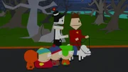Vorne, l-r: Kenny, Eric, Stan, Kyle