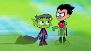 v.li.: Beast Boy, Robin