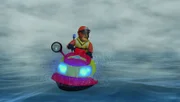 Juno is ready with his jetsky