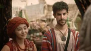 (v.l.) Ramah (Yasmine Al-Bustami), Thomas (Joey Vahedi)