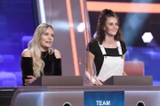 Die Kandidatinnen des Teams "Beauty": Die Influencerin Dagi Bee (l.) und das Model Betty Taube (r.).