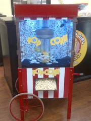 The finished popcorn maker tank.