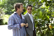 Michael (Jeffrey Donovan, r.) und Victor (Michael Shanks) wollen gemeinsam gegen die mysteriöse Mord-Auftraggeberin vorgehen.