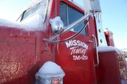 Truck in snow