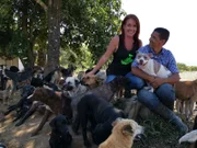 Lya Battle und Alvaro Saumet, die Gründer des Territorio de Zaguates – des „Landes der Streuner“ in Costa Rica