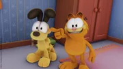 Tante Ivy kümmert sich heute um Garfield und Odie.