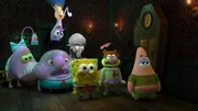 v.li.: Roxy, Jimmy Blobfish, Preda Tory, Kidferatu, SpongeBob, Sandy, Patrick