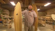 Im Küstenstädtchen York produziert Mike LaVecchia Surfbretter, und zwar vollständig aus Holz.