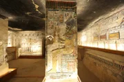 Luxor, Ägypten - Jenseitsdekoration im Grab Sethos I. (Windfall-Filme)
