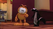 Garfield hat das Stinktier für einen Schönheitswettbewerb für Haustiere angemeldet.