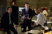 L-R: David Rossi (Joe Mantegna), Hotch (Thomas Givson) und Derek Morgan (Shemar Moore)
