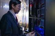 PC (Orion Lee) vor seiner Erfindung: dem Supercomputer „Deep Blue“.