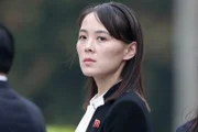 Kim Yo-jong, die Schwester von Kim Jong-un, bei ihrem Besuch von Ho Chi Minh Stadt.