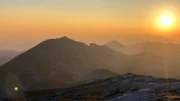 Sonnenaufgang am Hochschwab.