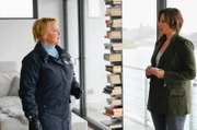 Nele Fehrenbach (Floriane Daniel, l.) befragt Ricarda Heimlinger (Carolina Vera, r.), die Mutter des eigentlichen Entführungsopfers.
