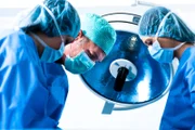 Portrait of team of surgeons at work